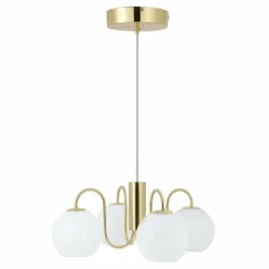 Luminaires Nordlux Suspension Nordlux FRANCA Laiton, 4 lumières
