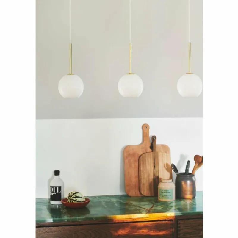 Luminaires Nordlux Suspension Nordlux FRANCA Laiton, 1 lumière