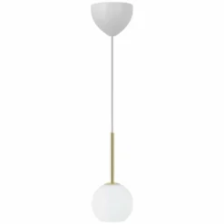 Luminaires Nordlux Suspension Nordlux FRANCA Laiton, 1 lumière