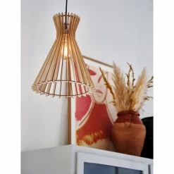 Style Boho-Chic-Luminaires Nordlux Suspension Nordlux GROA Noir, 1 lumière