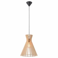 Style Boho-Chic-Luminaires Nordlux Suspension Nordlux GROA Noir, 1 lumière