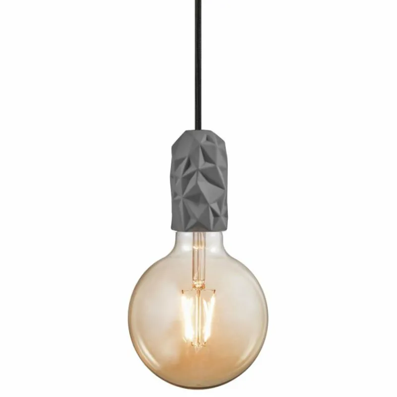 Luminaires Nordlux Suspension Nordlux HANG Gris, 1 lumière* Suspensions