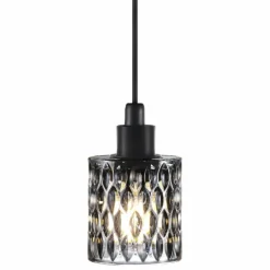 Luminaires Scandinaves-Luminaires Nordlux Suspension Nordlux HOLLY Fumé, 1 lumière