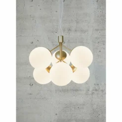 Luminaires Nordlux Suspension Nordlux IVONA Laiton, 6 lumières