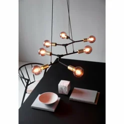 Luminaires Nordlux Suspension Nordlux JOSEFINE Noir, 7 lumières* Suspensions