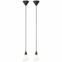 Luminaires Nordlux Suspension Nordlux MOLLI Noir, 1 lumière