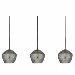 Suspension Verre Fumé-Luminaires Nordlux Suspension Nordlux ORBIFORM Laiton, 3 lumières