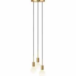 Luminaires Nordlux Suspension Nordlux PACO Laiton, 3 lumières* Suspensions
