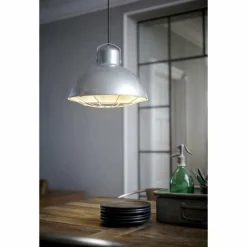 Luminaires Scandinaves-Luminaires Nordlux Suspension Nordlux PORTER Argenté, 1 lumière
