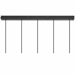Luminaires Nordlux Suspension Nordlux TILO Noir, 5 lumières* Suspensions