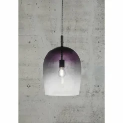 Suspension Verre Fumé-Luminaires Nordlux Suspension Nordlux UMA Noir, 1 lumière