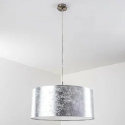 Lampes En Tissu-hofstein Suspension Norrfors Nickel mat, 3 lumières