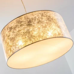 Lampes En Tissu-hofstein Suspension Norrfors Nickel mat, 3 lumières