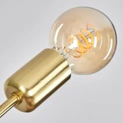 Lampes Vintages & Rétros-hofstein Suspension Novilleros Laiton, 8 lumières