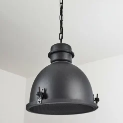 Lampes Industrielles-hofstein Suspension Ogho Noir, 1 lumière