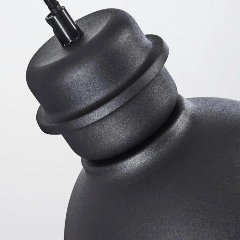 Lampes Industrielles-hofstein Suspension Ogho Noir, 1 lumière