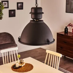 Lampes Industrielles-hofstein Suspension Ogho Noir, 1 lumière
