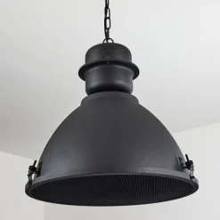 Lampes Industrielles-hofstein Suspension Ogho Noir, 1 lumière