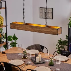 Lampes Industrielles-hofstein Suspension Olomouc Écru, Noir, 4 lumières