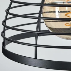 Lampes Vintages & Rétros-hofstein Suspension Omba Noir, 6 lumières