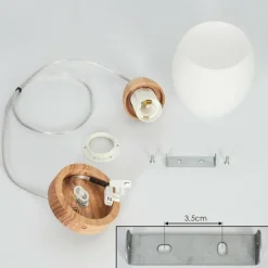 Luminaires Scandinaves-hofstein Suspension Ombucta Écru, 1 lumière