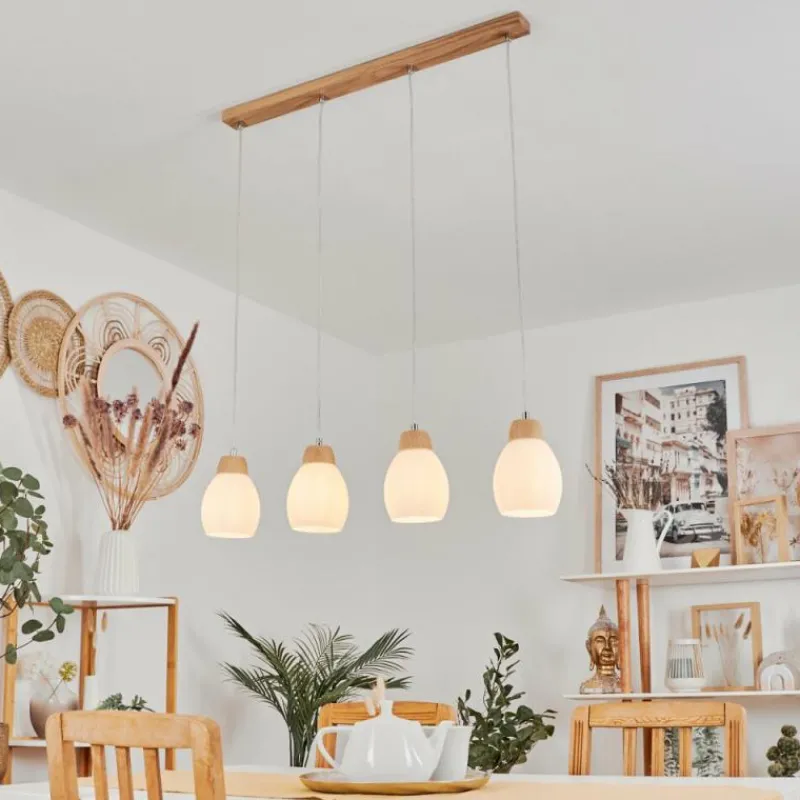 Luminaires Scandinaves-hofstein Suspension Ombucta Écru, 4 lumières