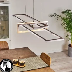 hofstein Suspension Omega LED Argenté, 1 lumière