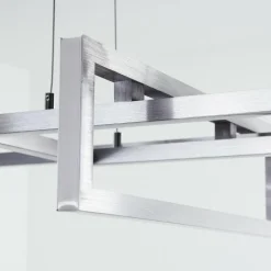 hofstein Suspension Omega LED Argenté, 1 lumière