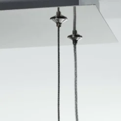 hofstein Suspension Omega LED Argenté, 1 lumière