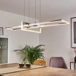 hofstein Suspension Omega LED Argenté, 1 lumière