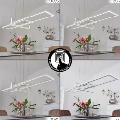 hofstein Suspension Omega LED Blanc, 1 lumière