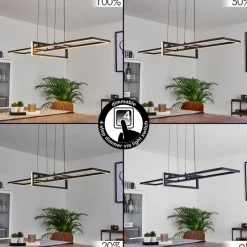 hofstein Suspension Omega LED Noir, 1 lumière