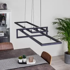 hofstein Suspension Omega LED Noir, 1 lumière