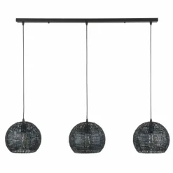 Lampes Industrielles-hofstein Suspension Ommerlanderwijk Brun, Noir, 3 lumières