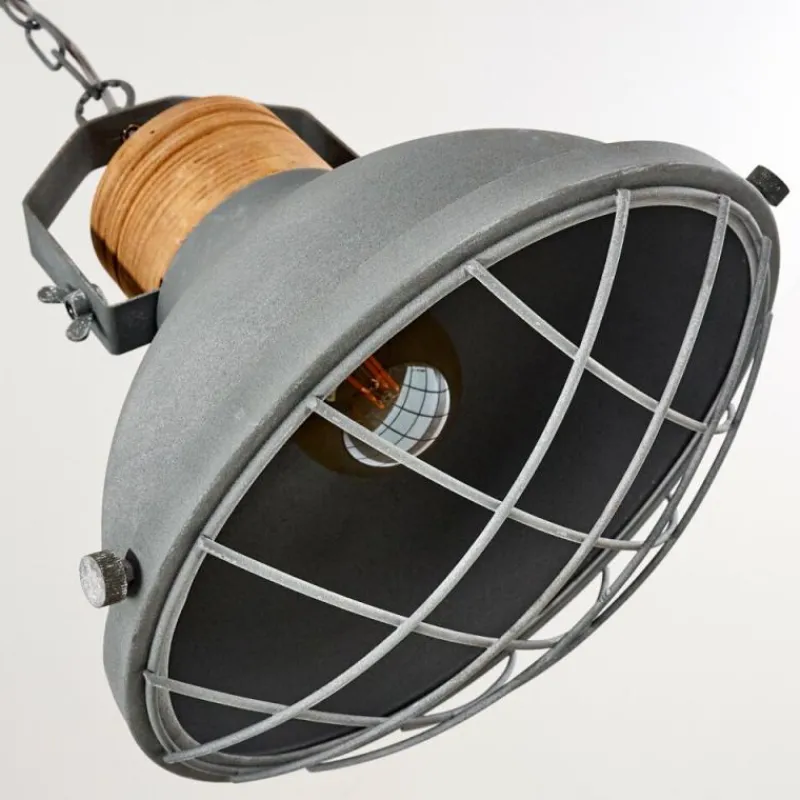 Lampes Industrielles-hofstein Suspension Onsala Gris, Pierre, 1 lumière