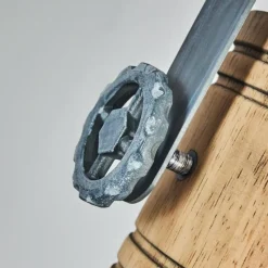 Lampes Industrielles-hofstein Suspension Orny Bleu, Gris, 1 lumière