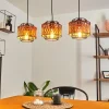Style Boho-Chic-hofstein Suspension Otta Noir, 3 lumières