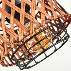 Style Boho-Chic-hofstein Suspension Otta Noir, 3 lumières