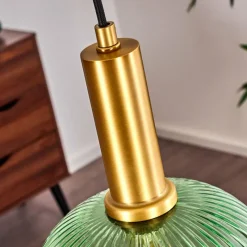 hofstein Suspension Paeni Or, Laiton, Noir, 1 lumière