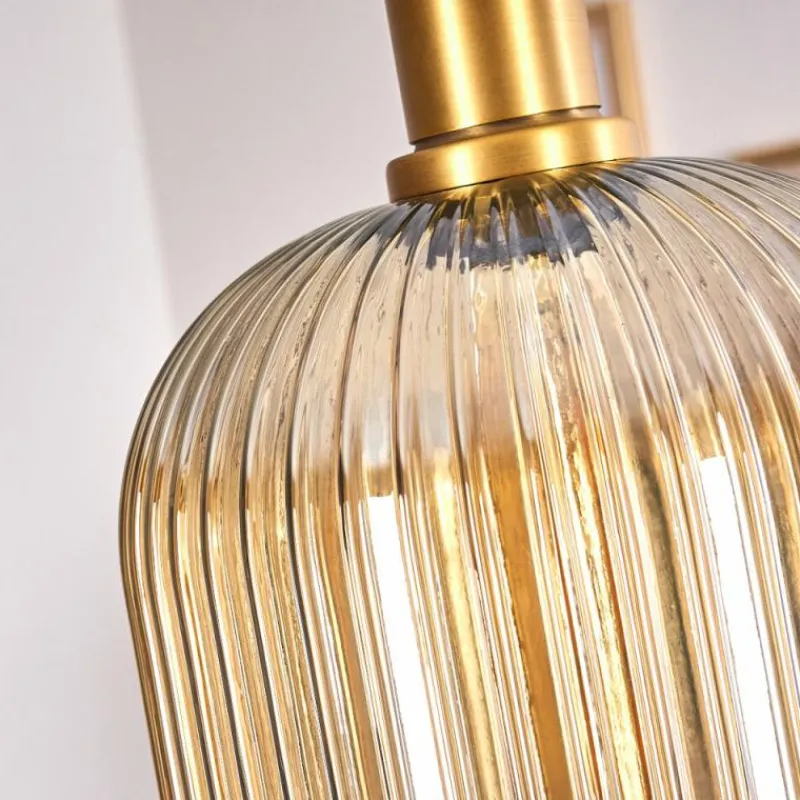 hofstein Suspension Paeni Or, Laiton, Noir, 1 lumière