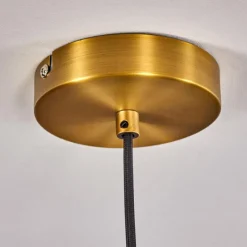 hofstein Suspension Paeni Or, Laiton, Noir, 1 lumière