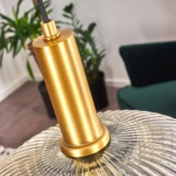 hofstein Suspension Paeni Or, Laiton, Noir, 1 lumière