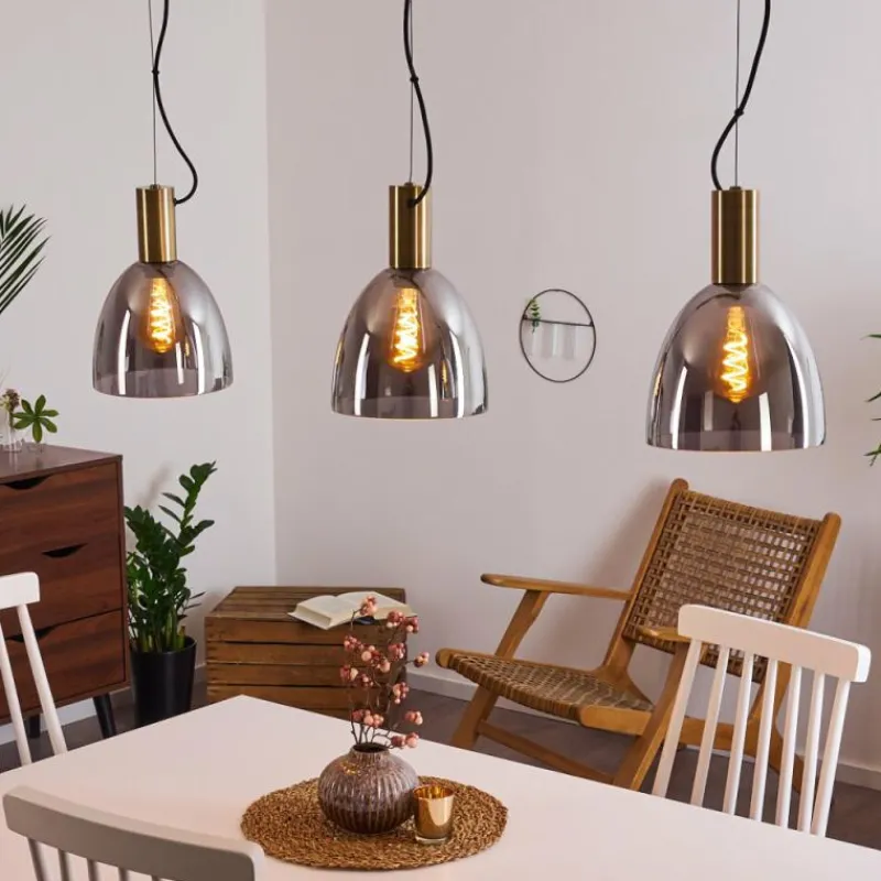 hofstein Suspension Panuhe Laiton, 3 lumières