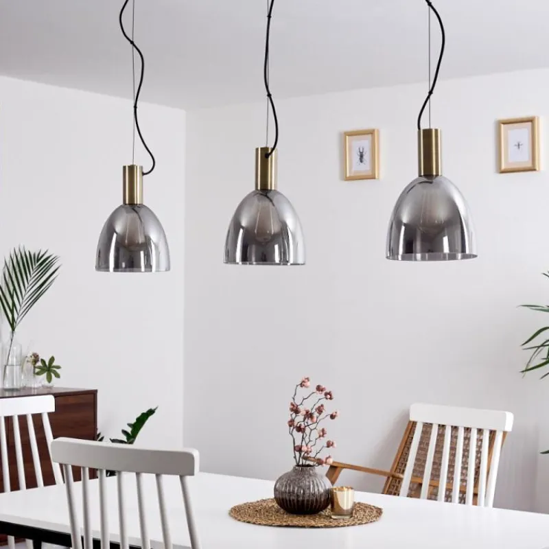 hofstein Suspension Panuhe Laiton, 3 lumières