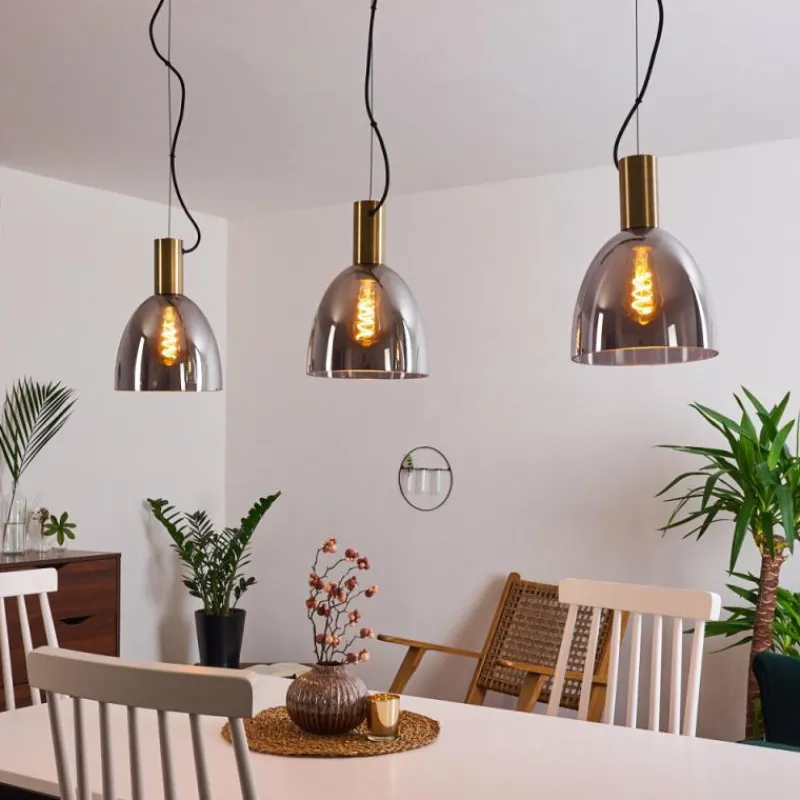 hofstein Suspension Panuhe Laiton, 3 lumières