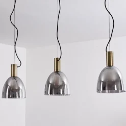 hofstein Suspension Panuhe Laiton, 3 lumières