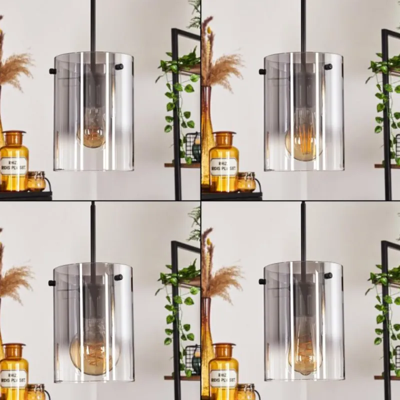 hofstein Suspension Parane Clair, Fumé, 6 lumières