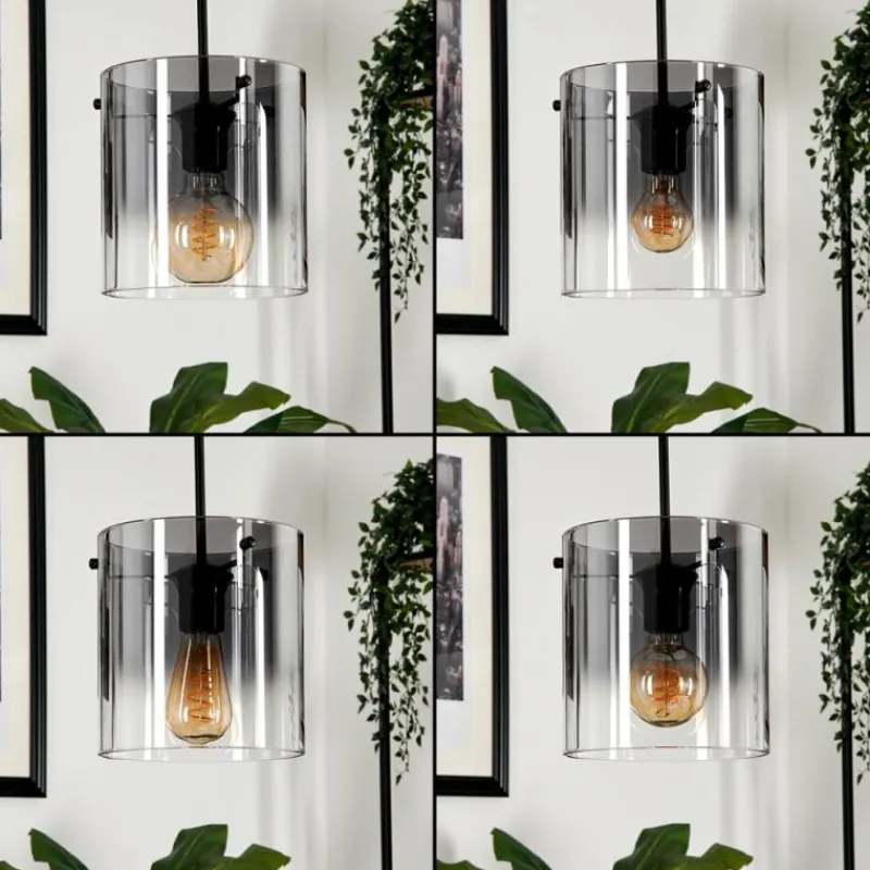 hofstein Suspension Parane Clair, Fumé, 3 lumières