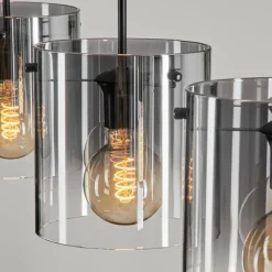 hofstein Suspension Parane Clair, Fumé, 3 lumières