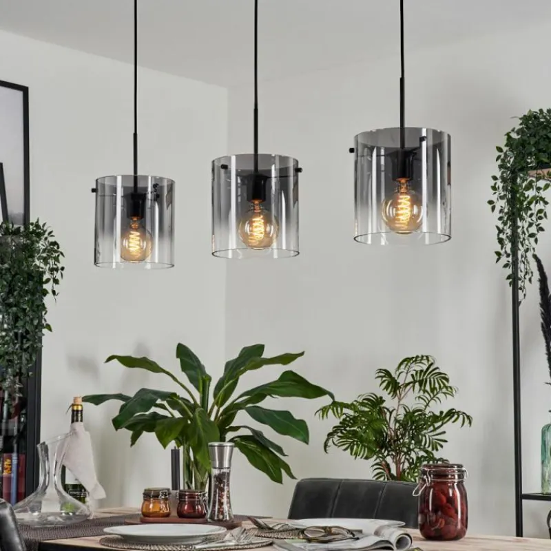 hofstein Suspension Parane Clair, Fumé, 3 lumières